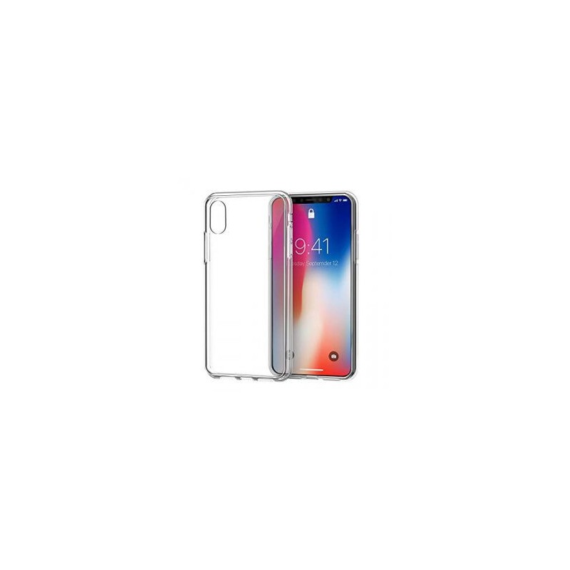 IPHONE X TRANSPARANTE HOES + TEMPERED GLASS