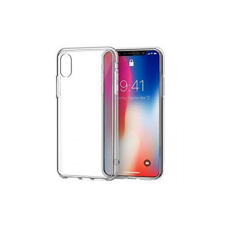 IPHONE X TRANSPARANTE HOES + TEMPERED GLASS