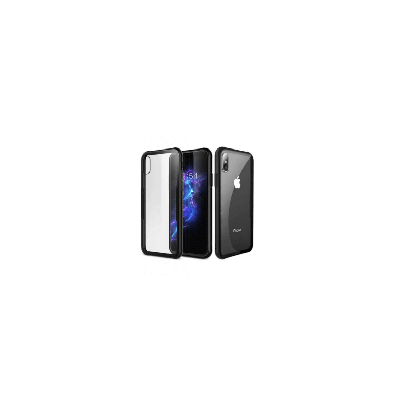 IPHONE X ZWARTE HOES + TEMPERED GLASS IPHONE X ZWARTE HOES + TEMPERED GLASS