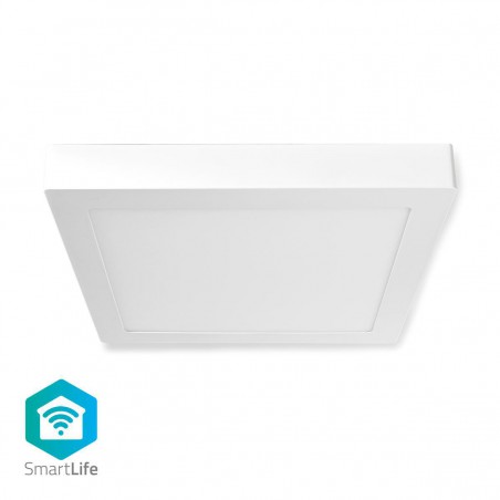 Wi-Fi Smart Plafondlamp - Vierkant - 30 x 30 cm - Warm tot Koel Wit - Full Colour (RGB) - 1400 lm - 18 W