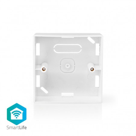 Opbouwdoos - Wandmontage - 86 x 86 mm - Wit
