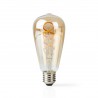 Wi-Fi Warm tot Koel Wit LED Filamentlamp - Gedraaid - E27 - ST64 - 5,5 W - 350 lm
