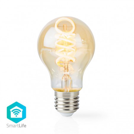 Wi-Fi Warm tot Koel Wit LED Filamentlamp - Gedraaid - E27 - A60 - 5,5 W - 350 lm