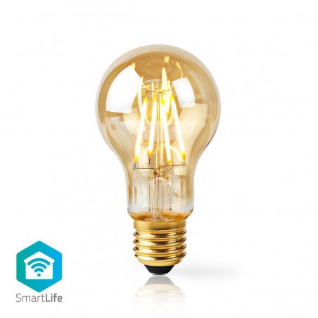 Wi-Fi Smart LED Filament Lamp - E27 - A60 - 5 W - 500 lm