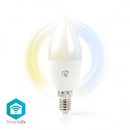 Wi-Fi smart LED-lamp - Warm- tot Koud-Wit - E14