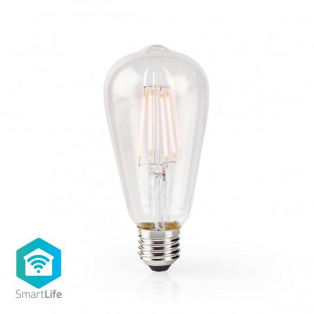 Wi-Fi Smart LED Filamentlamp - E27 - ST64 - 5 W - 500 lm
