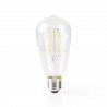 Wi-Fi Smart LED Filamentlamp - E27 - ST64 - 5 W - 500 lm