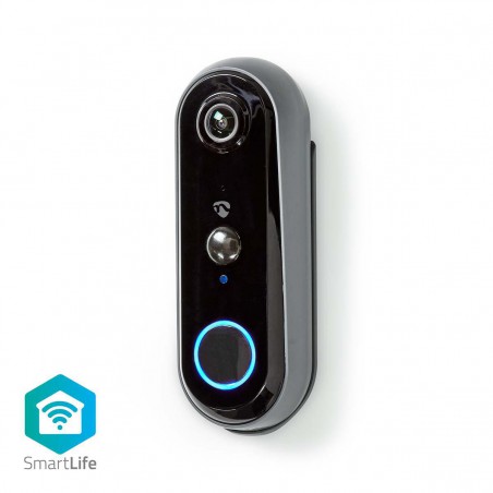 SmartLife Videodeurbel Wi-Fi - Batterij Gevoed - Android & iOS - Full HD 1080p - IP54 - Met bewegingssensor - Nachtzicht