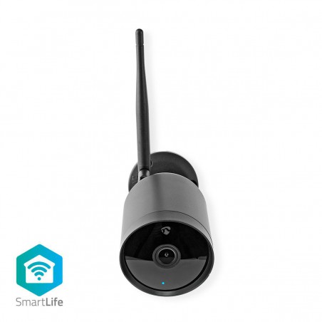 SmartLife Camera voor Buiten Wi-Fi - Full HD 1080p - IP65 - Cloud / MicroSD - 12 V DC - Nachtzicht - Android & iOS - Zwart