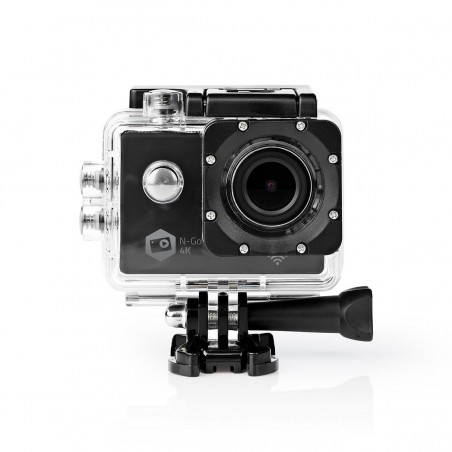 Action Cam 4K@30fps - 16 MPixel - Waterbestendig tot: 30.0 m - 90 min - Wi-Fi - App beschikbaar voor: Android™ / IOS