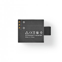 Vervangende Batterij voor Actioncam 1000 mAh - Max. 90 Minuten - 3,7 V