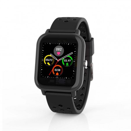 Smart Watch LCD-Scherm - IP68 - Maximale gebruiksduur: 7200 min - Android / IOS - Zwart