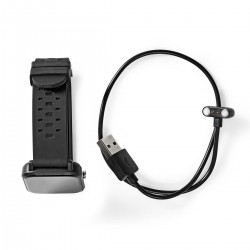 Smart Watch LCD-Scherm - IP68 - Maximale gebruiksduur: 7200 min - Android / IOS - Zwart
