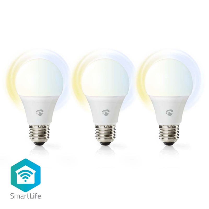SmartLife LED Bulb Wi-Fi - E27 - 806 lm - 9 W - Warm to Cool White - Energieklasse: F - Android - IOS - Peer