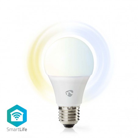 SmartLife LED Bulb Wi-Fi - E27 - 806 lm - 9 W - Warm to Cool White - Energieklasse: F - Android - IOS - Peer