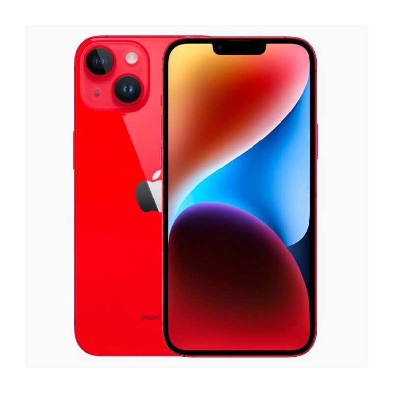 iPhone 14 (eSIM toestel) 128GB Rood   Red - A grade - Zo goed als nieuw