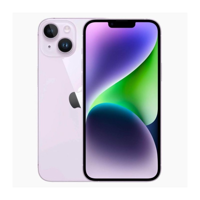 iPhone 14 (eSIM toestel) 128GB Paars   Purple - B grade - Licht gebruikt