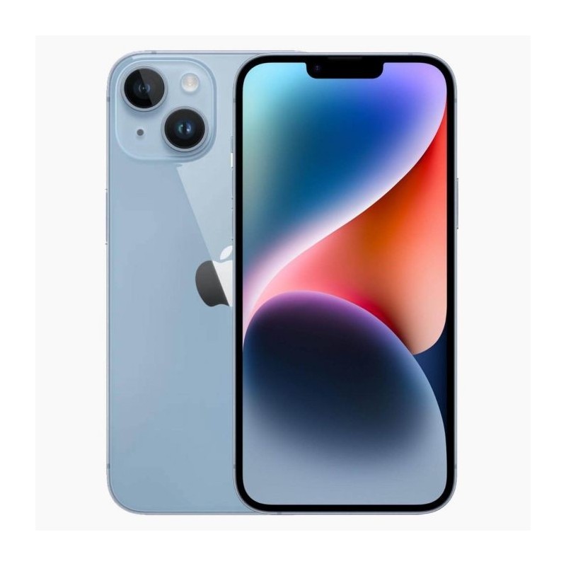 iPhone 14 (eSIM toestel) 128GB Blauw   Blue - C grade - Zichtbaar gebruikt