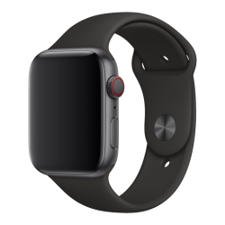 Apple Watch 44/45mm Black Sport Band