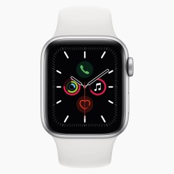 Apple Watch 44/45mm White Sport Band