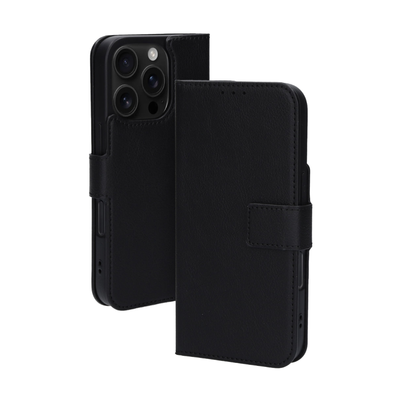 Bookcase Black iPhone 16 Pro