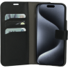 Zwarte Bookcase iPhone 15 Pro Max