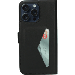 Zwarte Bookcase iPhone 15 Pro Max