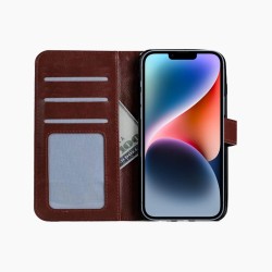 Bookcase Brown iPhone 14 Plus