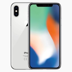 iPhone X 256GB Silver - No...