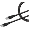 Car Charger 30W Dual USB-C/A Cable Black