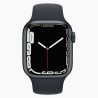 Apple Watch Series 7 45mm RVS Black Wifi + 4G Black Sport Band - B-grade
