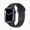 Apple Watch Series 7 45mm RVS Black Wifi + 4G Black Sport Band - B-grade