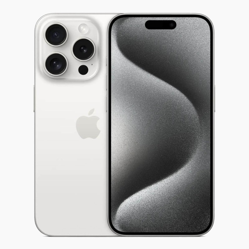 iPhone 15 Pro 128GB Titanium White eSIM - C-grade