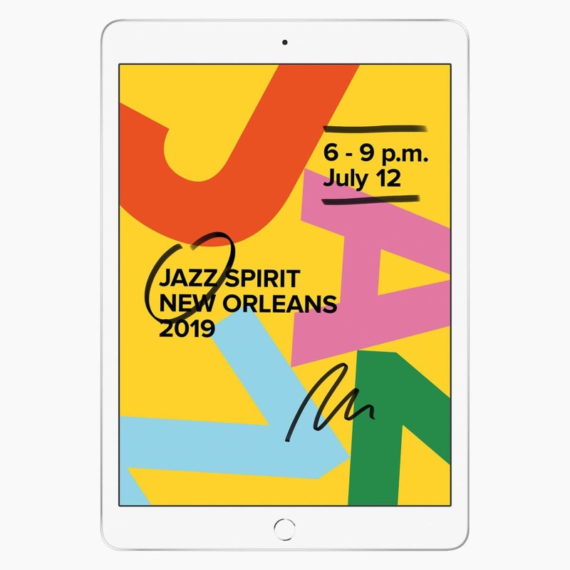 iPad 2019 128GB Silver Wifi + 4G - A-grade
