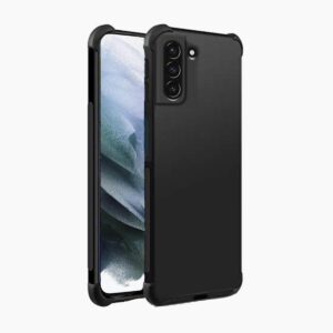 Anti Burst Case Black Samsung Galaxy S21 Zwart Anti-shock hoesje Samsung Galaxy S21