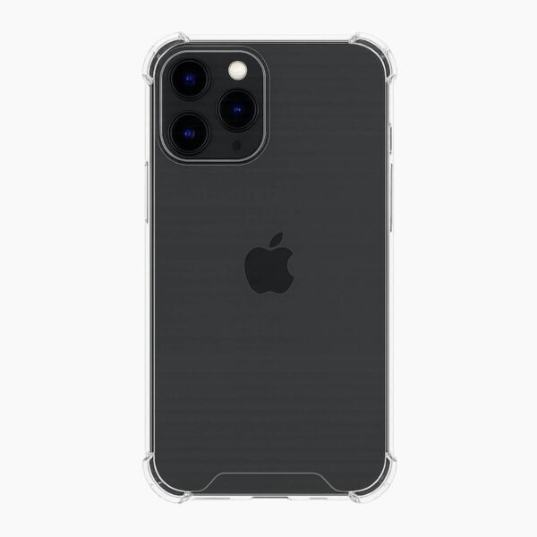 Anti Burst Case Trans iPhone 11 Pro Max Zwart Anti-shock hoesje iPhone 11 Pro Max