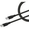 Autolader 30W Dual USB-C/A kabel zwart