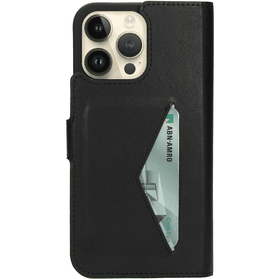 MP Wallet Case Black iPhone 14 Pro Max Zwart Portemonneehoesje zwart iPhone 14 Pro Max
