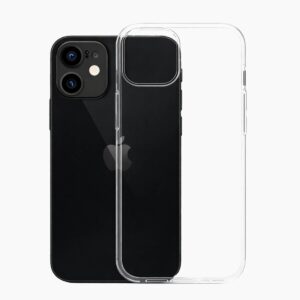 Protective Cover iPhone 12 Mini Transparant Transparant Beschermhoes iPhone 12 Mini Transparant