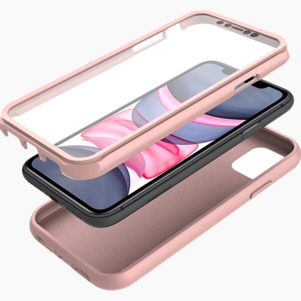 360° Case Pink iPhone 11 Pro Roze 360°-hoesje iPhone 11 Pro