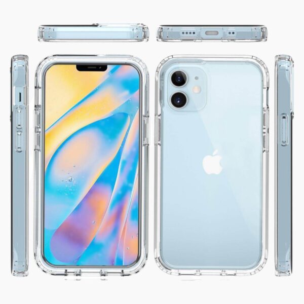 360° Case Transparent iPhone 12 Mini Transparant 360°-hoesje iPhone 12 Mini