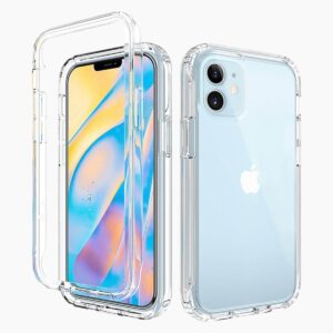 360° Case Transparent iPhone 12 Mini Transparant 360°-hoesje iPhone 12 Mini