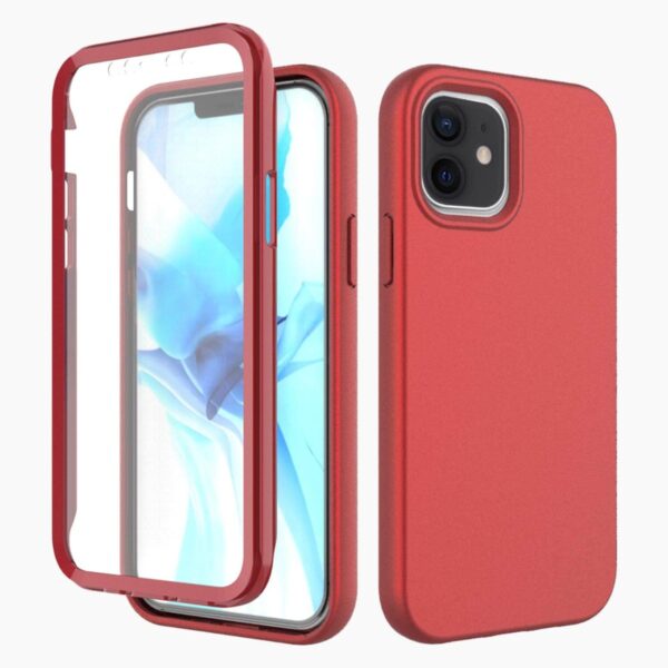 360° Case Red iPhone 12 Rood 360°-hoesje iPhone 12