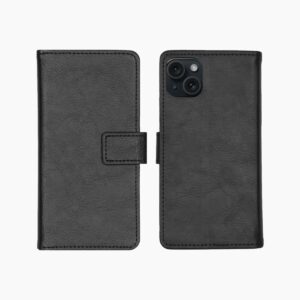 Book case black iPhone 15
