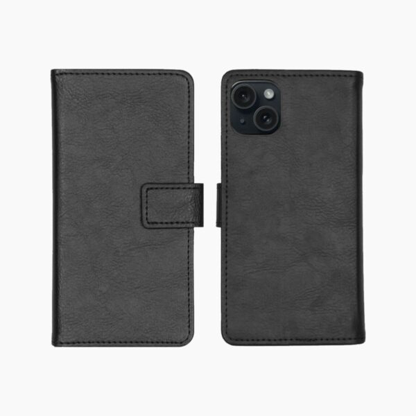 Book case black iPhone 15