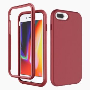 360° Case Red iPhone 7 Plus/8 Plus Rood 360°-hoesje iPhone 7 Plus/8 Plus