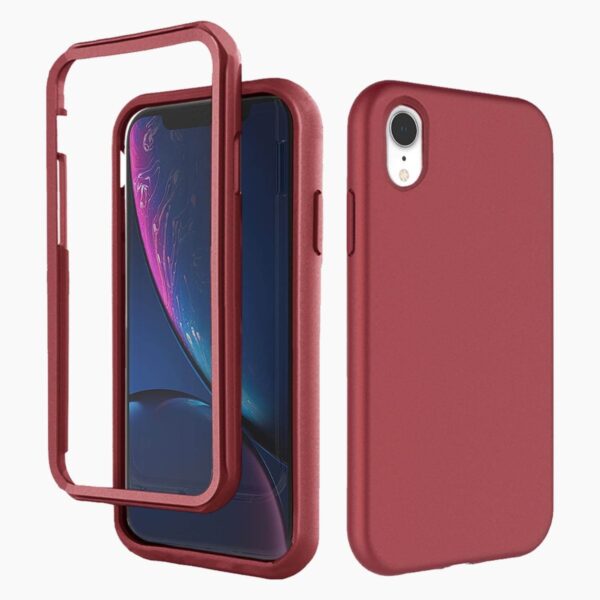 360° Case Red iPhone XR Rood 360°-hoesje iPhone XR