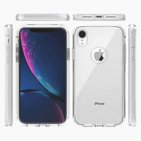 360° Case Transparent iPhone XR Transparant 360°-hoesje iPhone XR
