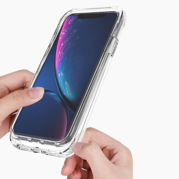 360° Case Transparent iPhone XR Transparant 360°-hoesje iPhone XR