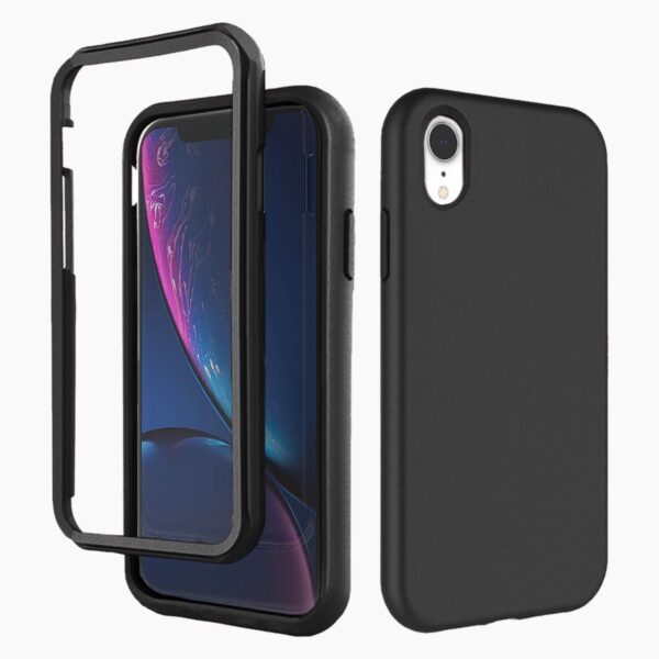 360° Case Black iPhone XR Zwart 360°-hoesje iPhone XR